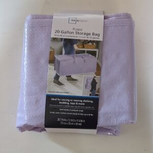 New Mainstays Purple 20 Gallon Storage Bag